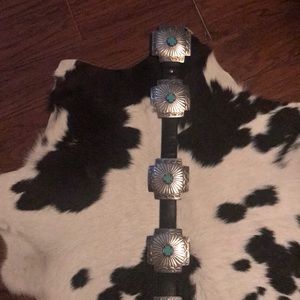 Sterling silver concho belt M/L
